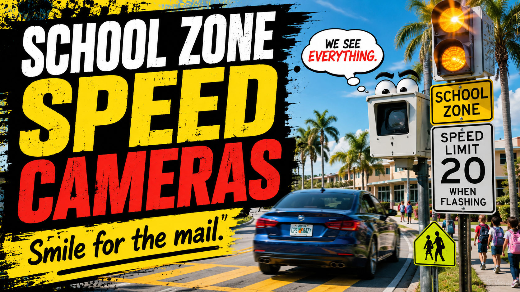 Cape Coral School Zone Speed Cameras Are Now Active — And They’re Watching